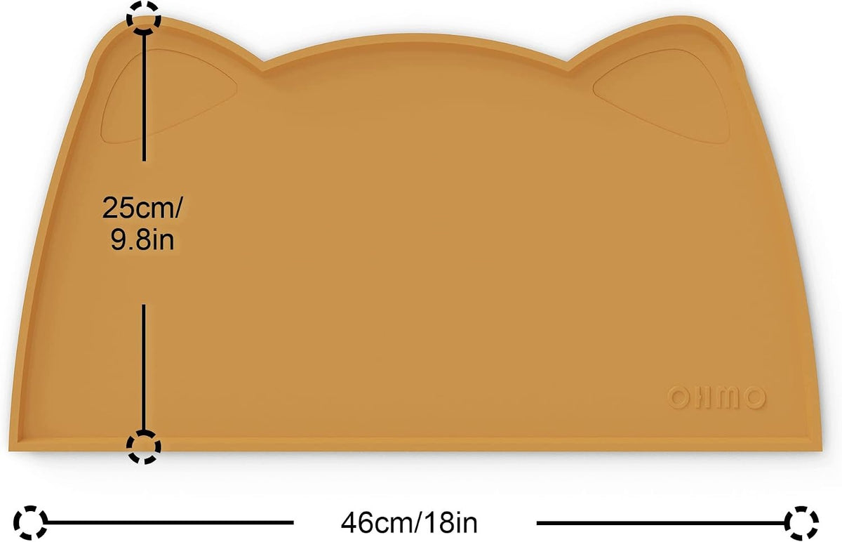 SILICONE MAT FOR FEEDING CATS DOGS NON-SLIP 40X25 Brand no brand