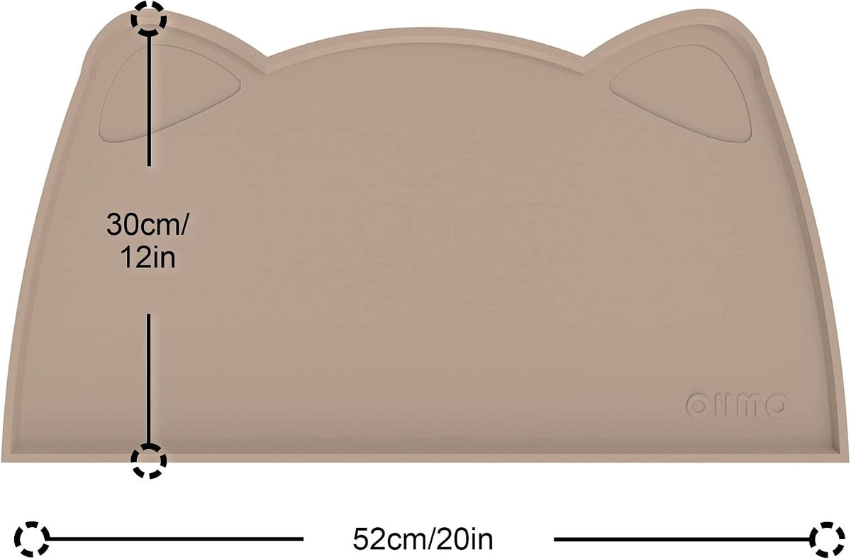 SILICONE MAT FOR FEEDING CATS DOGS NON-SLIP 50X30CM Brand no brand