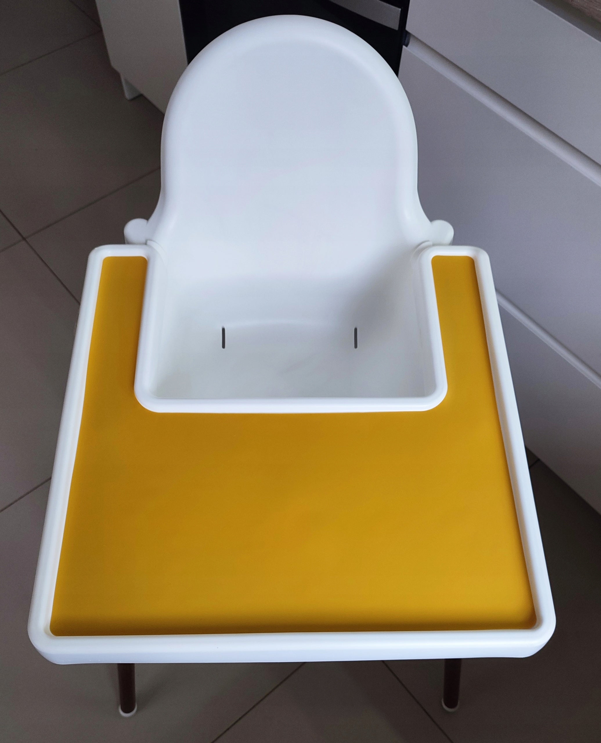 SILICONE MAT FOR IKEA ANTILOP TRAY PAD TABLE YELLOW MUSTARD Brand NOWC
