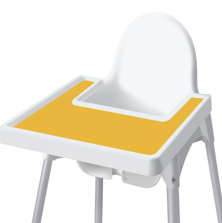 SILICONE MAT FOR IKEA ANTILOP TRAY PAD TABLE YELLOW MUSTARD