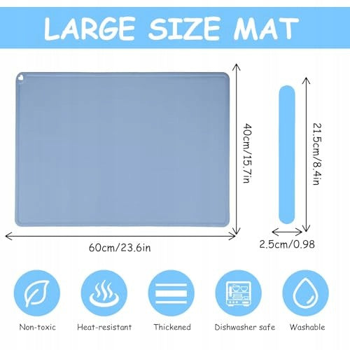 SILICONE PAINTING MAT 60X40 CM NON-SLIP FOR CHILDREN silicone Manufacturer code SWC5908151497548