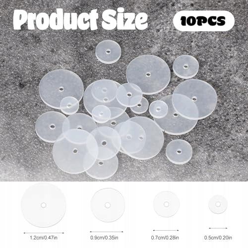 SILICONE PIERCING PLATES 40PCS 5 12MM EAR PATCH SUPPORT Manufacturer code Bez marki