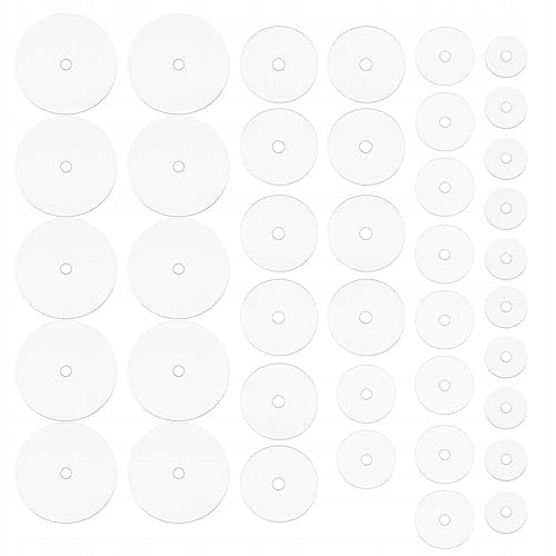 SILICONE PIERCING PLATES 40PCS 5 12MM EAR PATCH SUPPORT