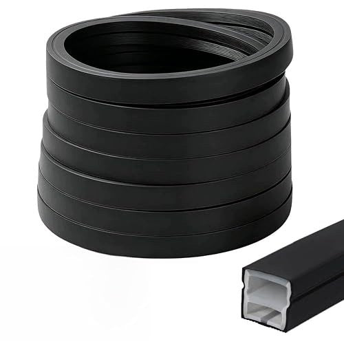 SILICONE PROFILE LED BLACK FLEXIBLE 3 M FOR LIGHTING TAPE Brand no brand