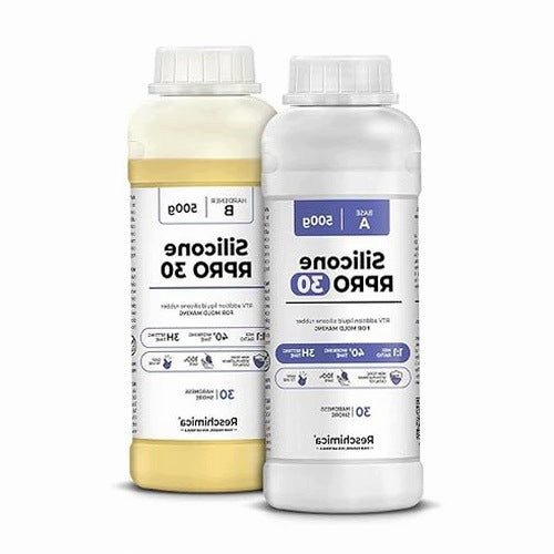 SILICONE RUBBER R PRO 30 LIQUID 1KG FOR RESIN CASTING MOLDS FOR HOME