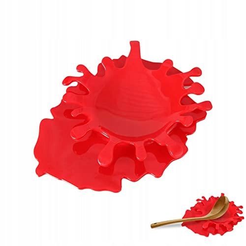 SILICONE SPOON HOLDER FOR COOKING KITCHEN RED 19X14 CM Brand no brand