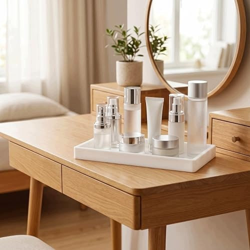 SILICONE STORAGE TRAY MINIMALIST WHITE BATHROOM 2 PACK Manufacturer code Producent niezależny