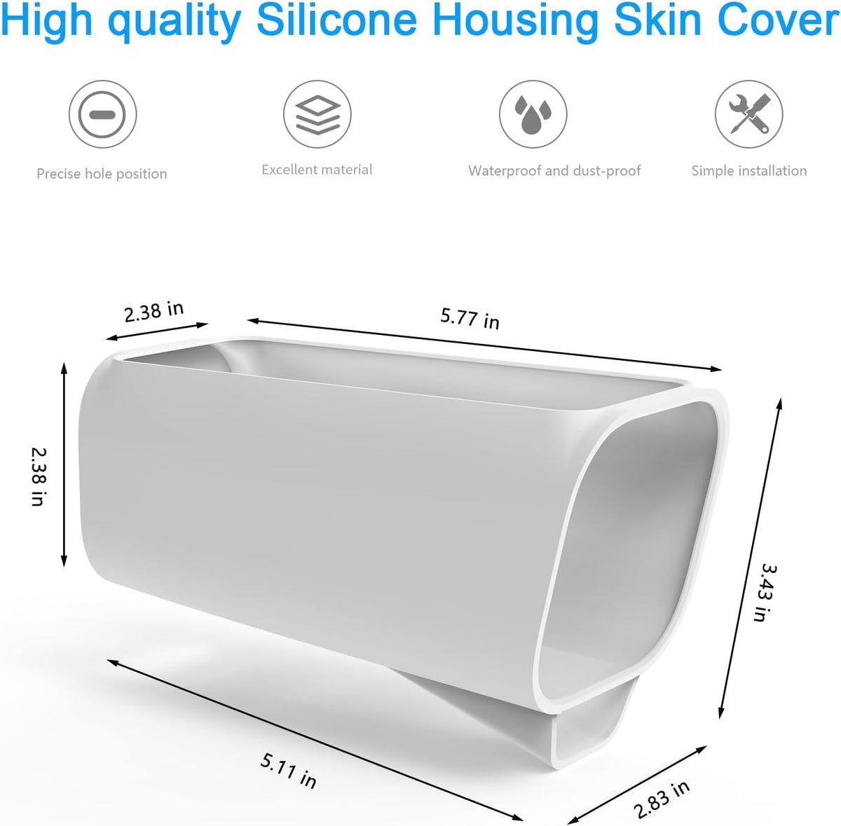 SILICONE SURVEILLANCE CAMERA CASE WATERPROOF PROTECTIVE Brand AC