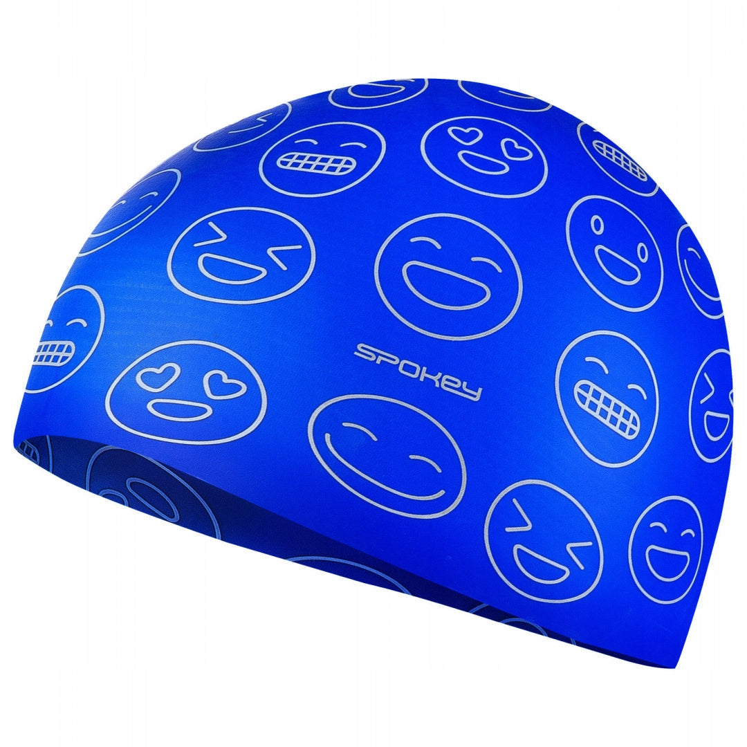 SILICONE SWIMMING CAP EMOJI SPOKEY JUNIOR