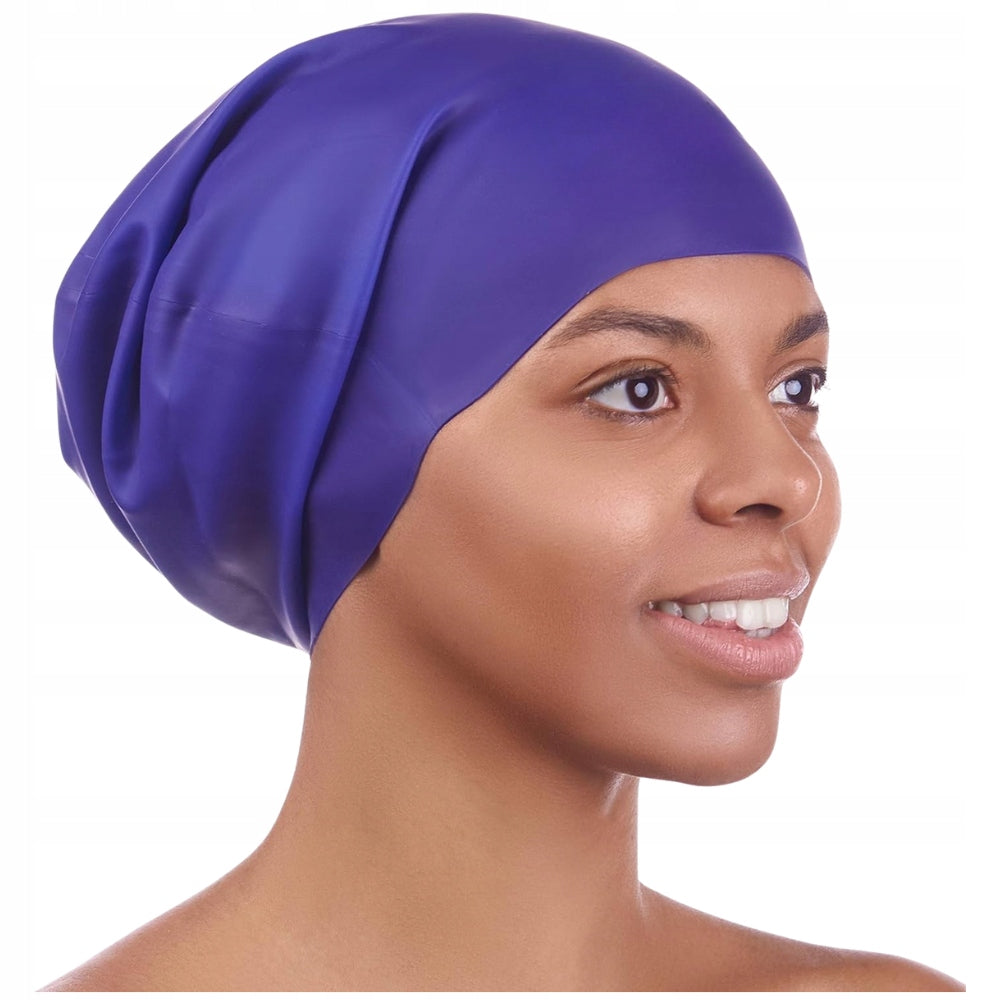 SILICONE SWIMMING CAP FOR LONG HAIR WOMEN COMFORTABLE FOR SWIMMING POOL