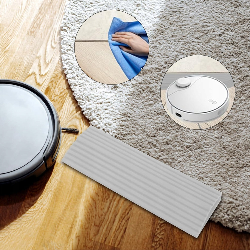 SILICONE THRESHOLD RAMP FOR ROBOT VACUUM CLEANERS HELPING TO OVERCOME THRESHOLDS Product weight with unit packaging 0.35 kg
