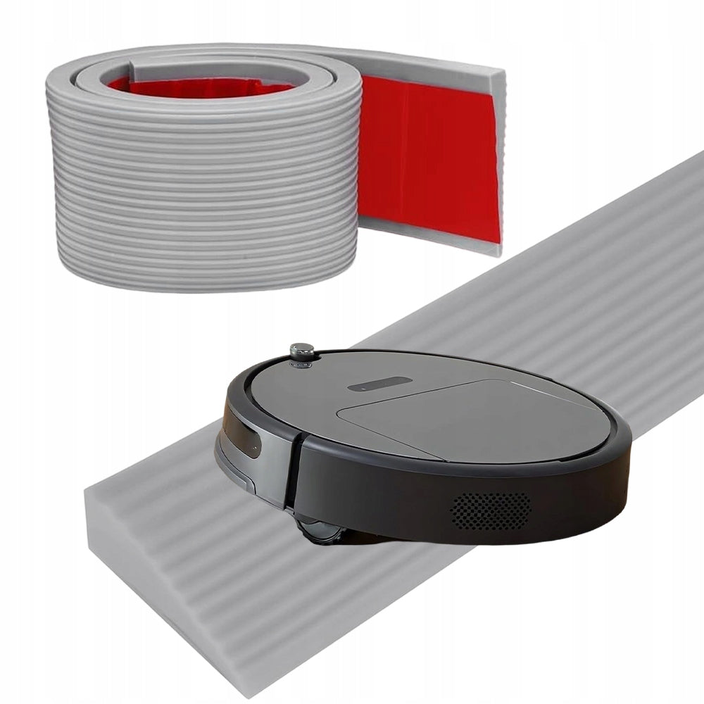 SILICONE THRESHOLD RAMP HELP OVERCOMING THRESHOLDS 150x8x3cm grey