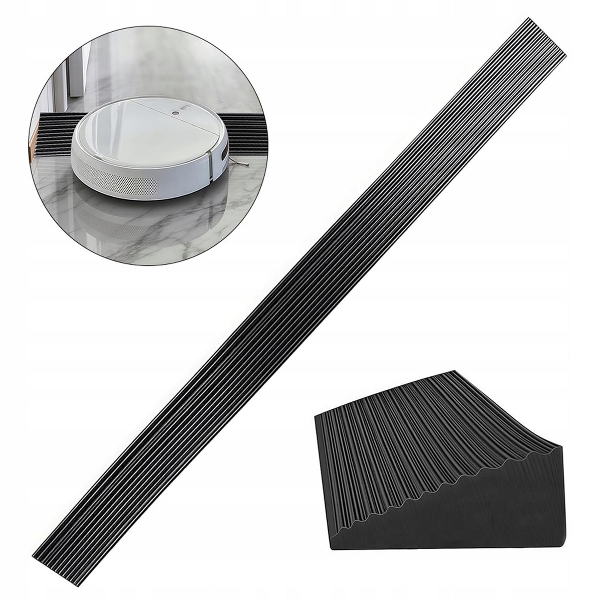 SILICONE THRESHOLD RAMP HELP OVERCOMING THRESHOLDS 90*8*3 cm Manufacturer code 6HGBK486506BK