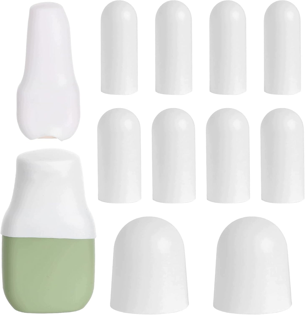 SILICONE TRAVEL BOTTLE COVERS 10 PIECES LEAKPROOF