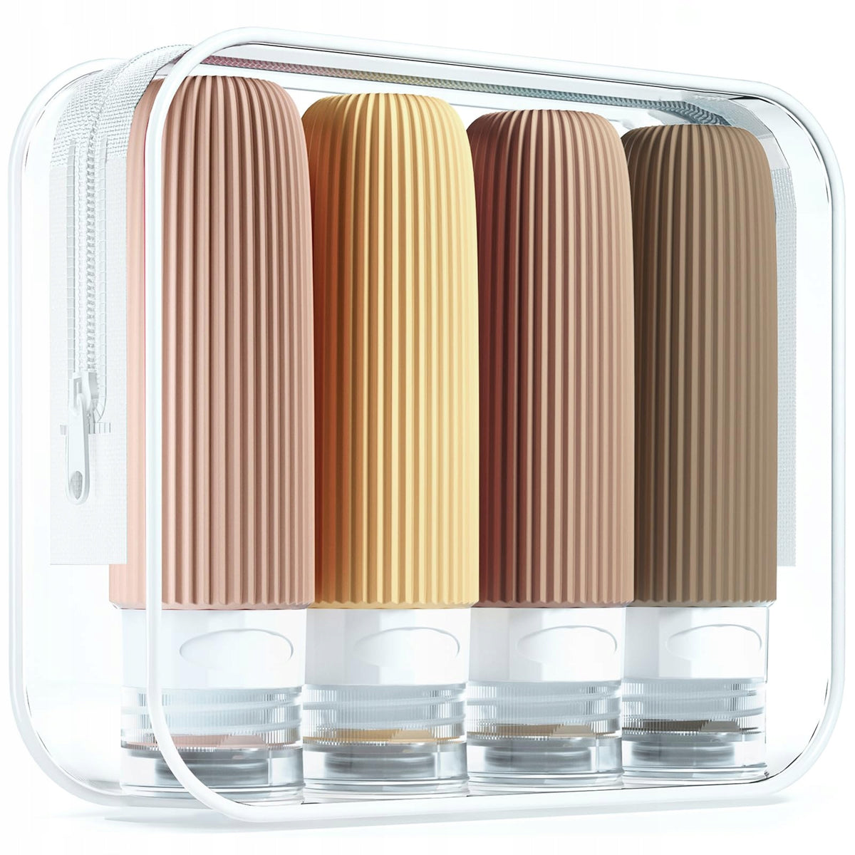 SILICONE TRAVEL BOTTLES FOR AIRPLANE LUGGAGE FOR COSMETICS CONTAINERS 90ml