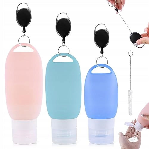 SILICONE TUBES FOR DOG FOOD TRAINING TRAVEL SET OF 3 PIECES silicone