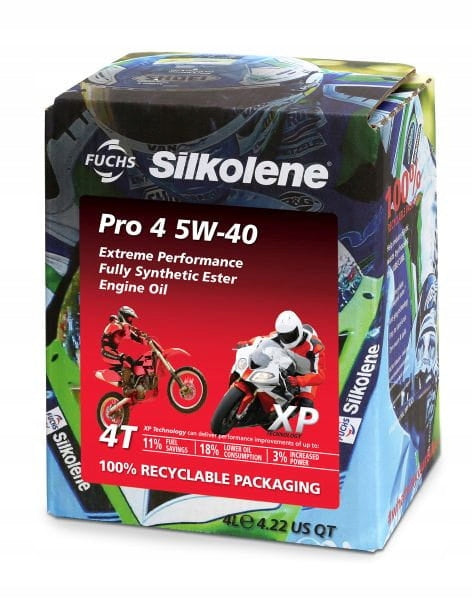 SILKOLENE FUCHS ENGINE OIL 100% SYNTHETIC ESTER PRO 4 XP 5W40 4L (NT) Packaging volume 4 l
