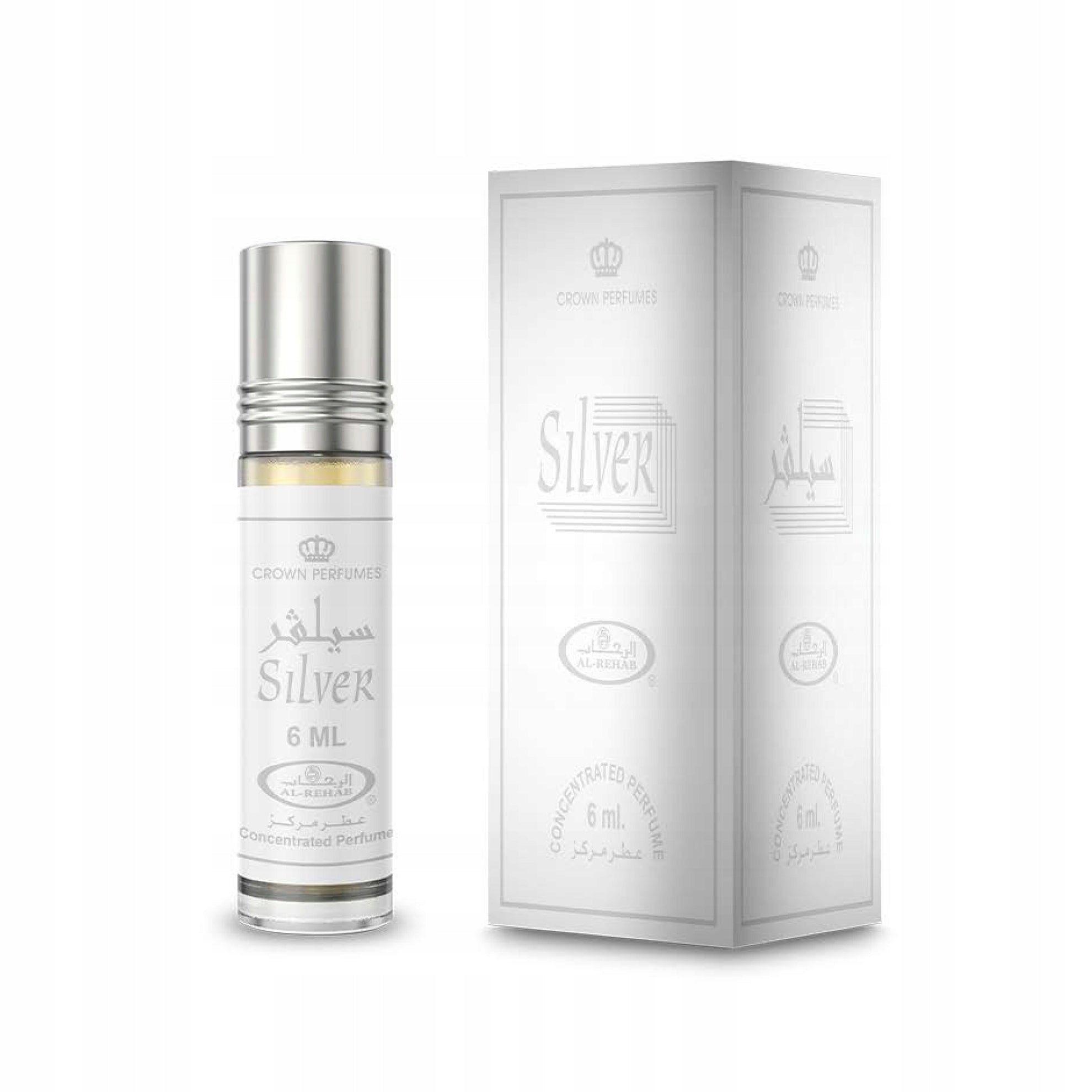 SILVER 6 ml Arabic Perfume in Al Rehab CPO Oil for Him Roll-On EAN (GTIN) 5906468402606