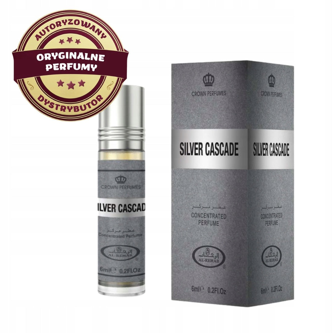 SILVER CASCADE ARABIC PERFUME IN OIL ELEGANT FRUIT 6 ml AL REHAB