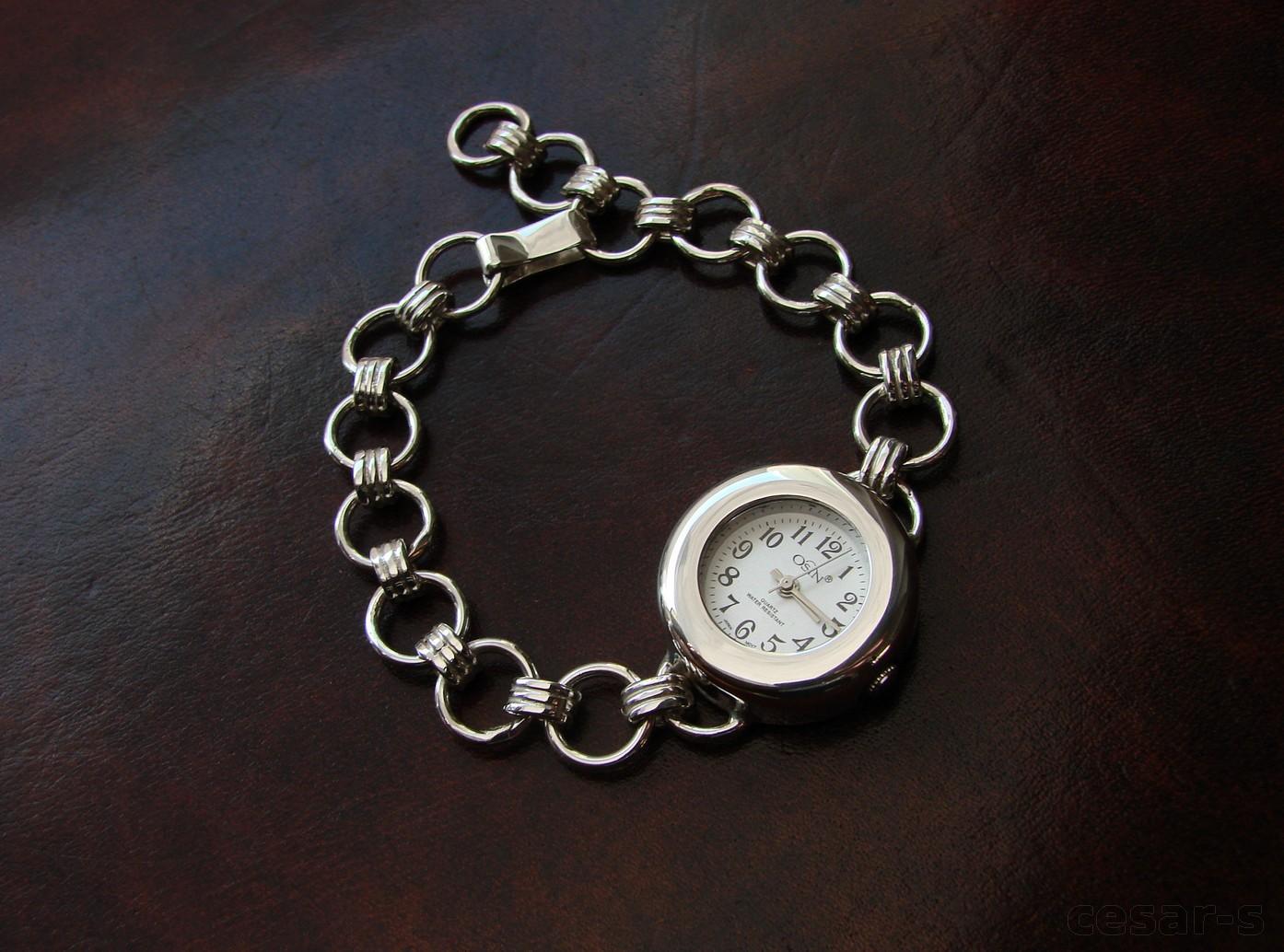 SILVER!!! ELEGANT BRANDED WATCH OSIN WAWA EAN (GTIN) 0843249156240