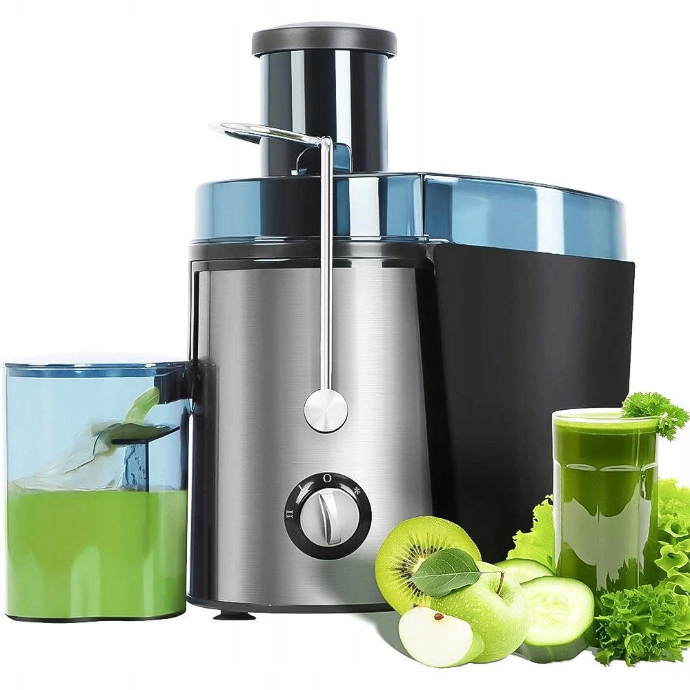 SILVER JUICER 500ML 1000W 2 SPEED HOLE 65MM FOR VEGETABLE FRUIT