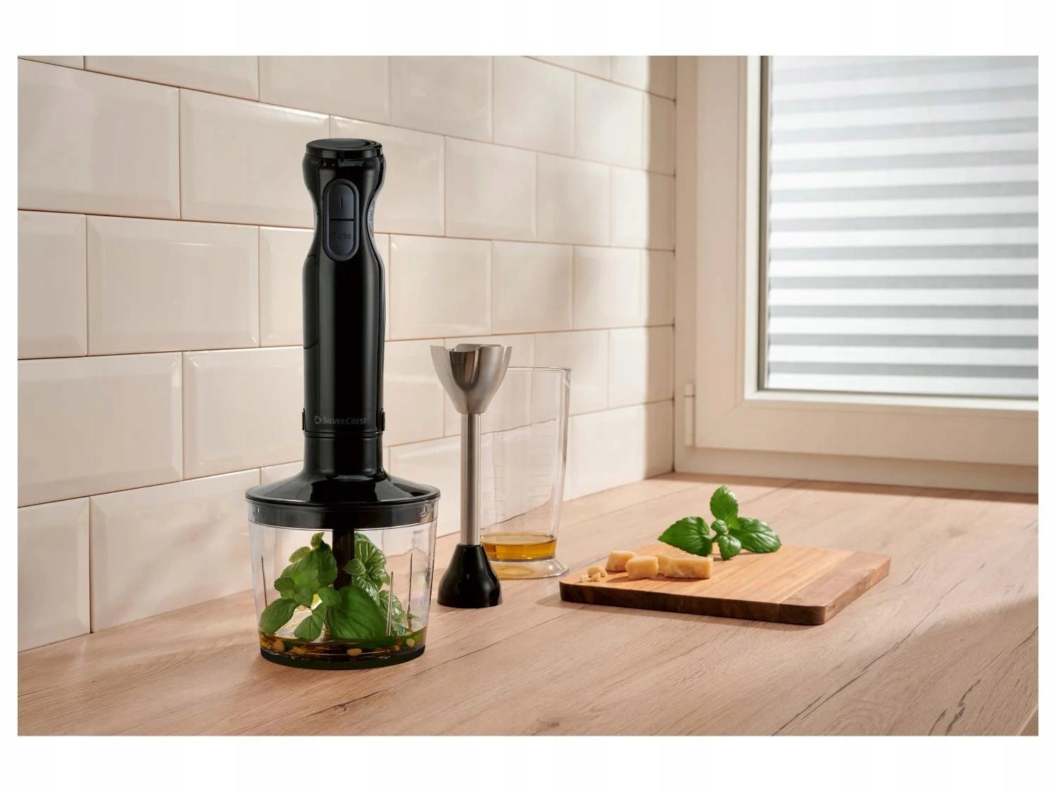 SILVERCREST Hand Blender BLACK With Shredder SSMS 600 G7, 600 W Brand SilverCrest