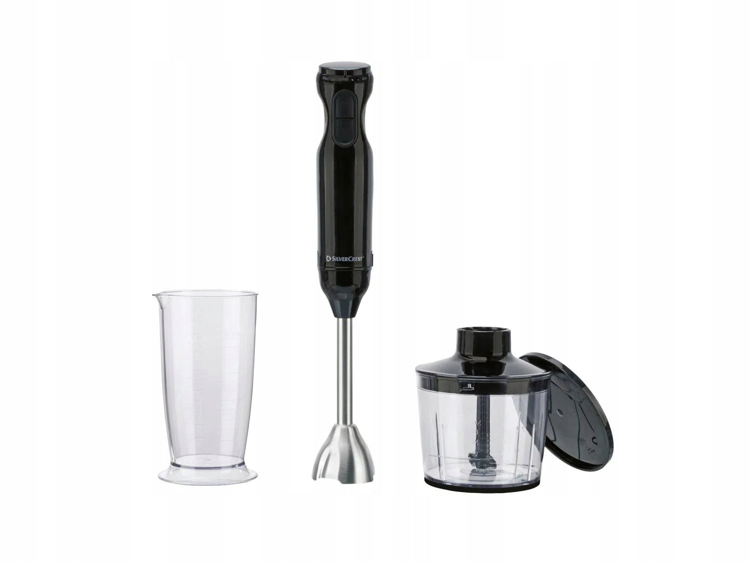SILVERCREST Hand Blender BLACK With Shredder SSMS 600 G7, 600 W Manufacturer code 525219