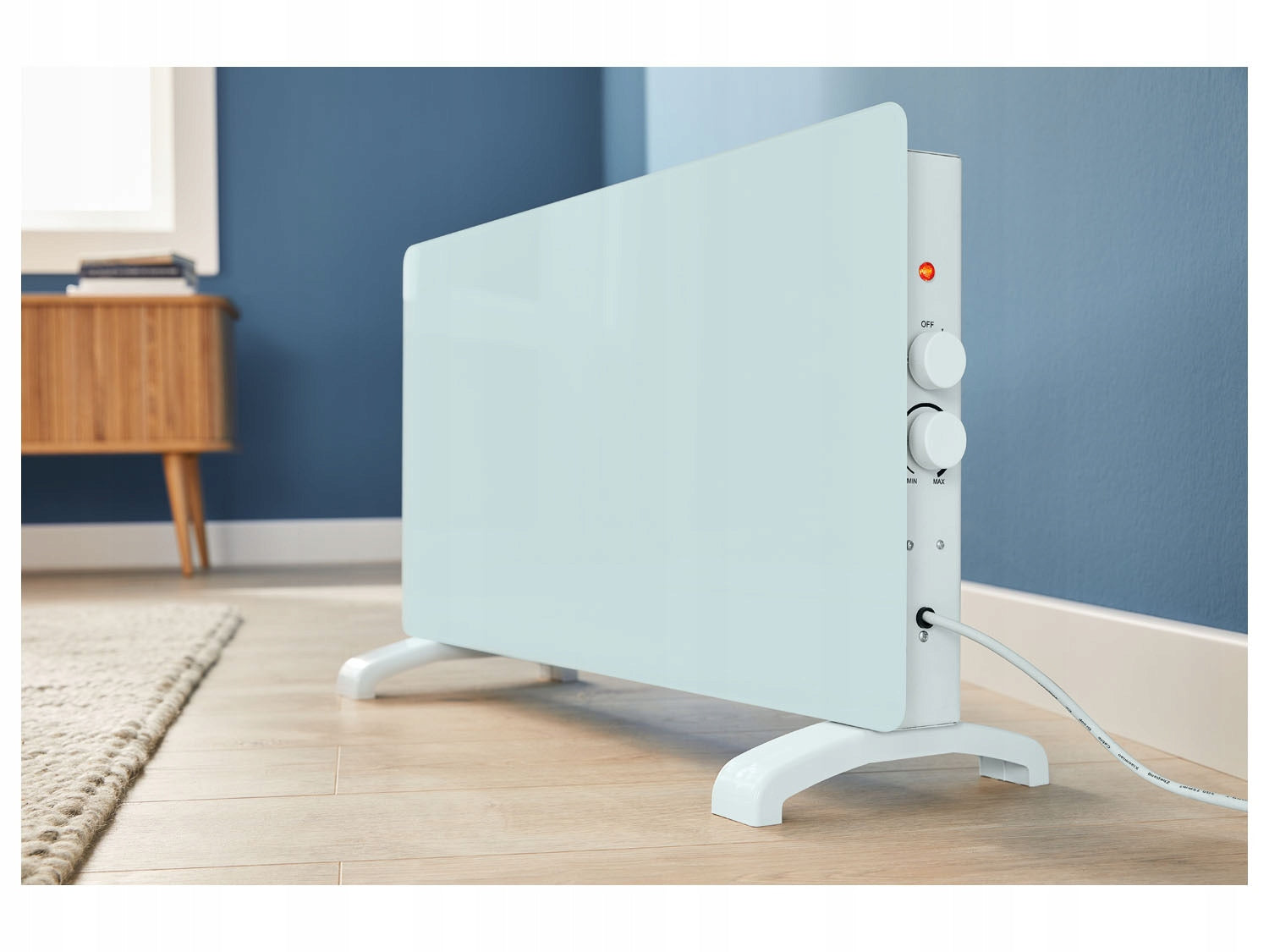 SILVERCREST RADIATOR CONVECTOR RADIATOR GLASS PANEL 2000 IN WHITE Manufacturer code 392285_2201
