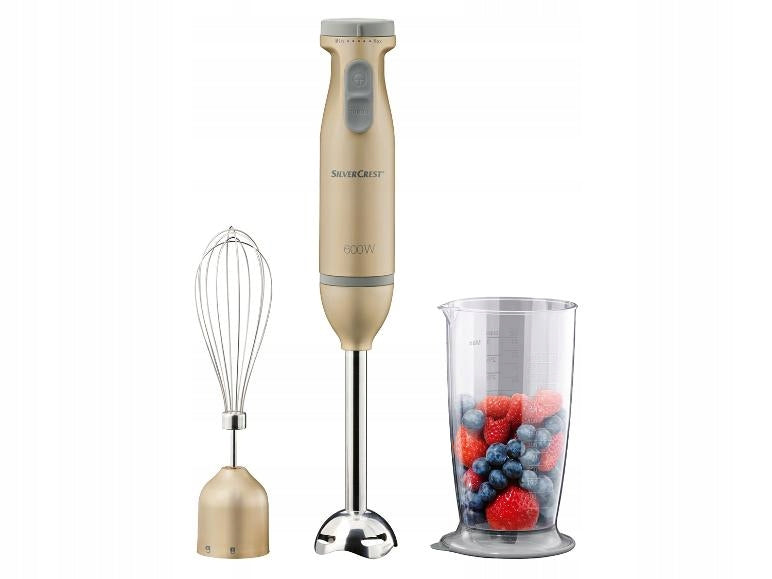 SILVERCREST SSMS 600 E5 Stylish Hand Blender + Champagne Container 600 W