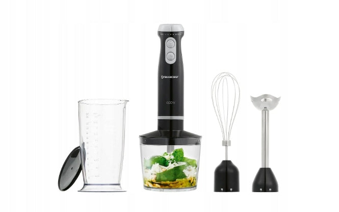 SILVERCREST SSMS 600 F6 Stylish Hand Blender Set with 3in1 Accessories Packaging status original