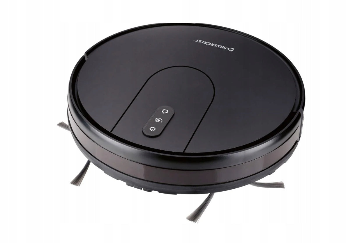 SILVERCREST SSWR C3 Robot vacuum cleaner with floor cleaning black