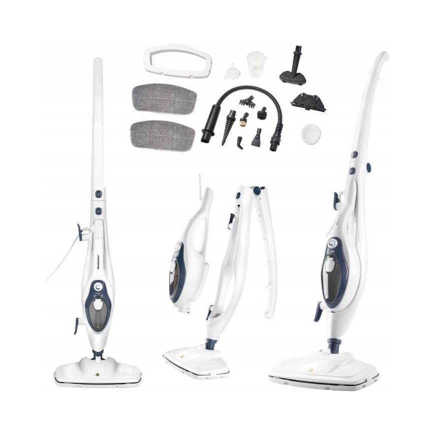 SILVERCREST STEAM MOP 1500W 2 IN 1 SDM 1500 D4 POWER ADJUSTMENT + ACCESSORIES Brand SilverCrest