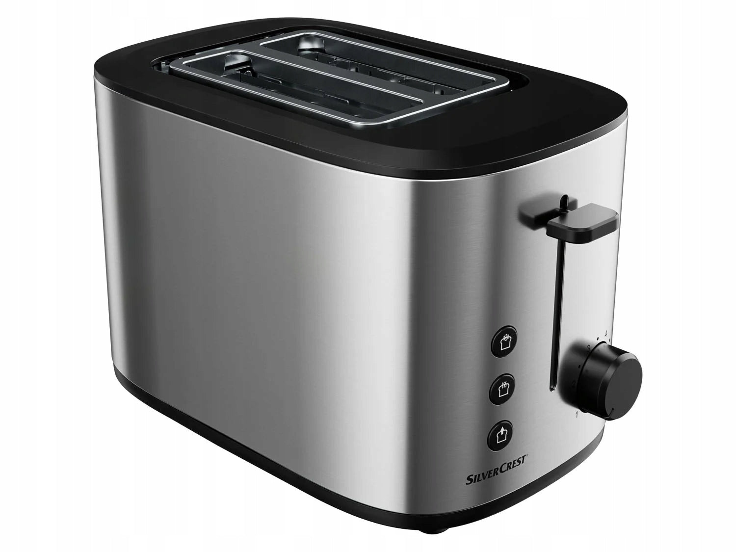 SILVERCREST TOASTER IN SILVER/GREY 980 STAINLESS STEEL