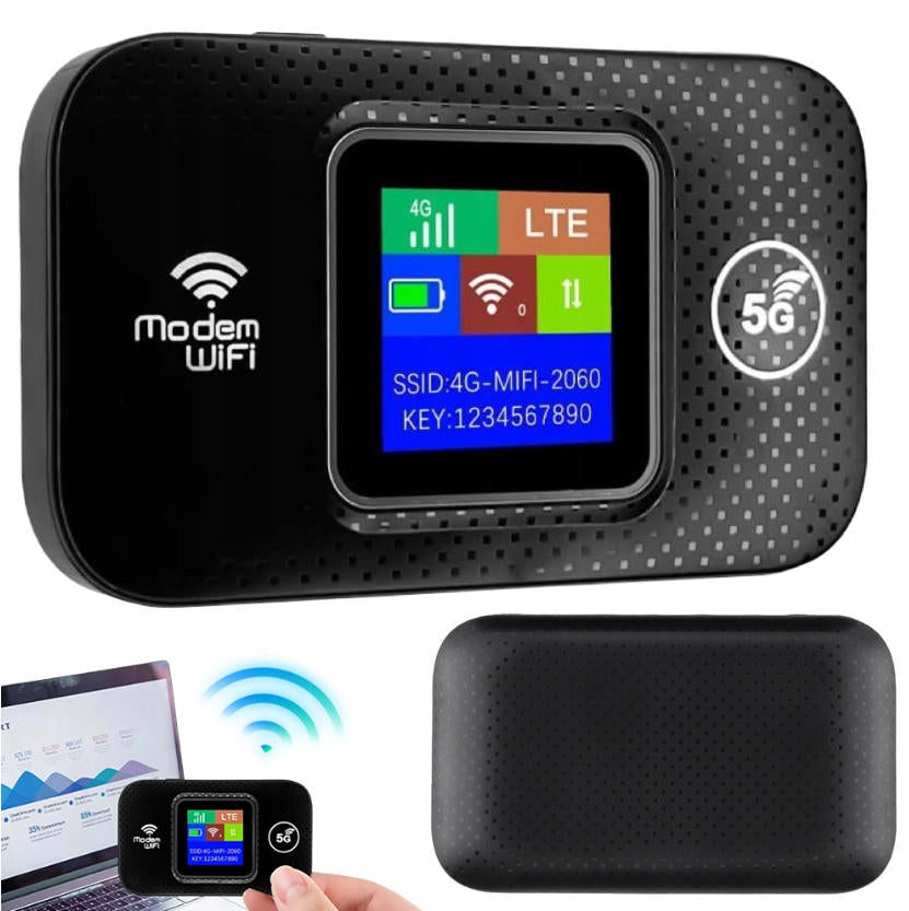 SIM CARD ROUTER MOBILE PORTABLE 4G LTE WIFI 3000mAh 150MBPS
