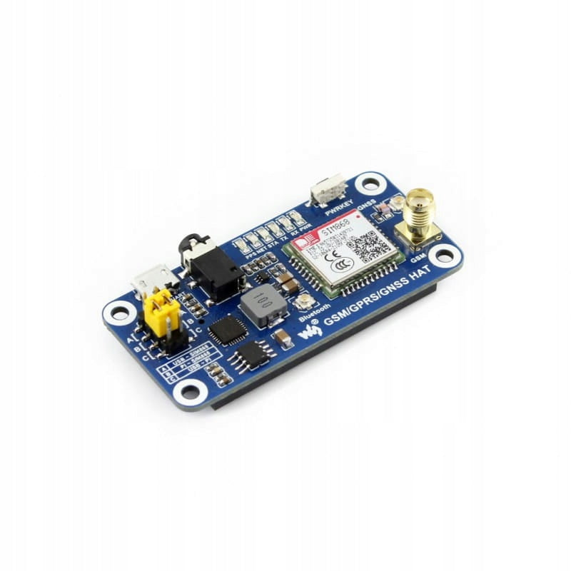 SIM868 GSM GPS GPRS GNSS Bluetooth HAT for Raspberry Pi