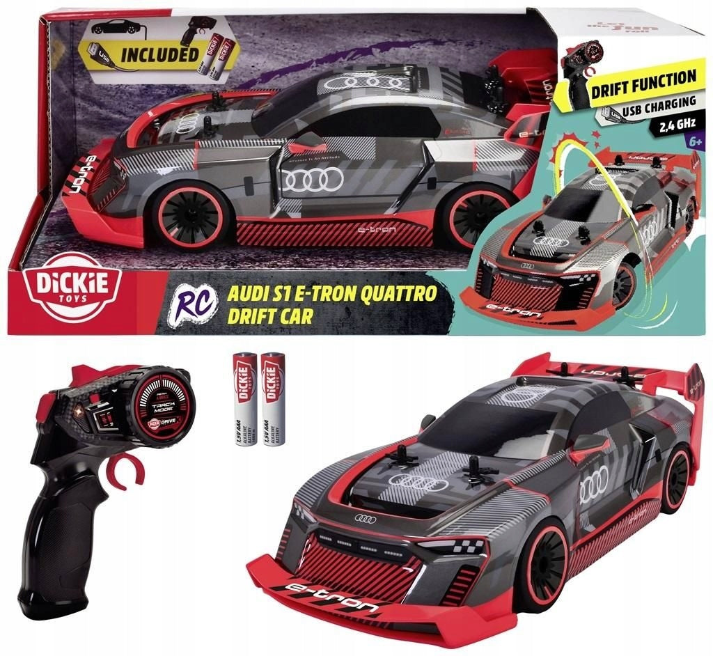 SIMBA RC CAR Audi S1 E-Tron 30cm REMOTE CONTROLLED 1:16