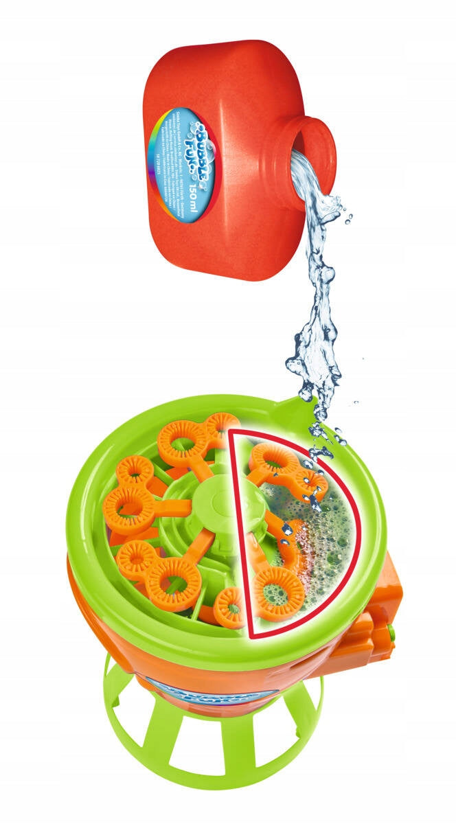 SIMBA SOAP BUBBLES BUBBLE MAKER BARREL FOR MAKING BUBBLES + LIQUID Kind machine