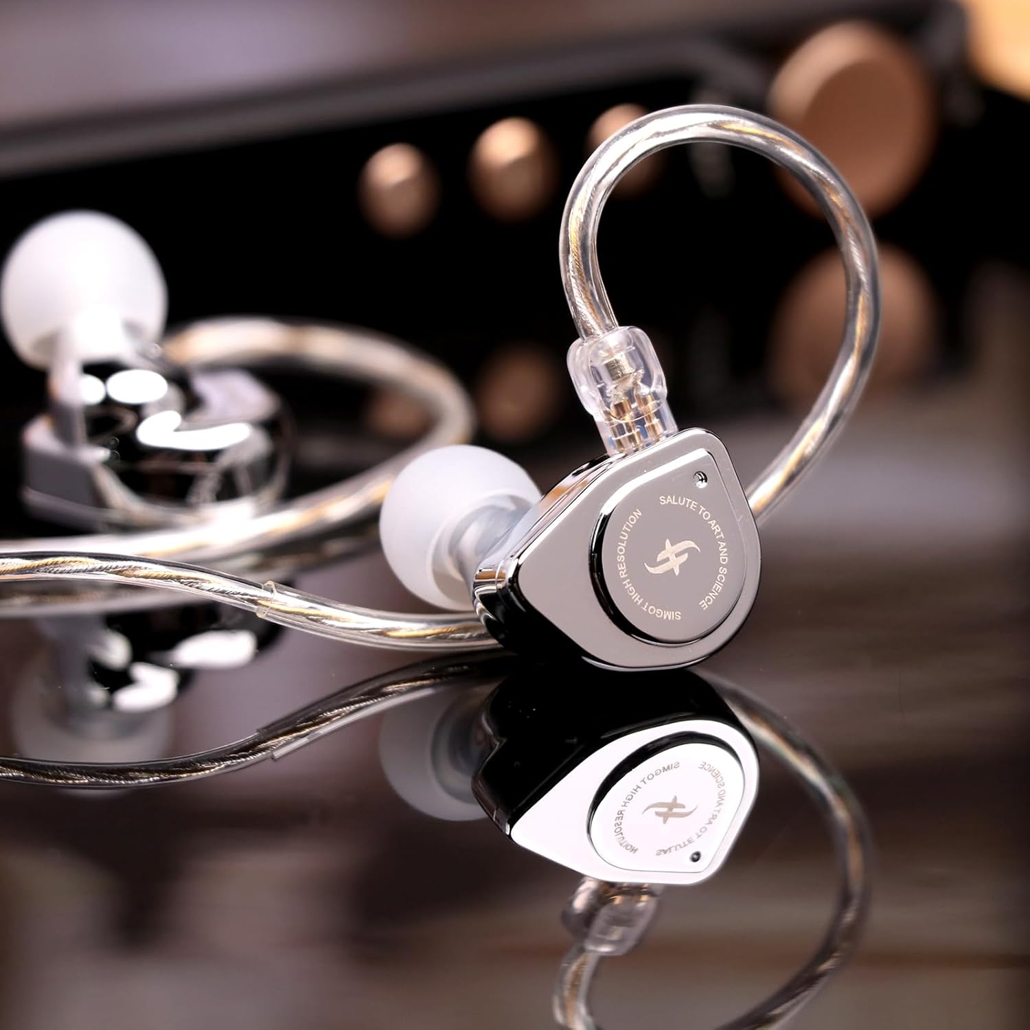 SIMGOT EW200 SCP Earbuds 10mm Dual Dynamic Metal HiFi Brand Linsoul