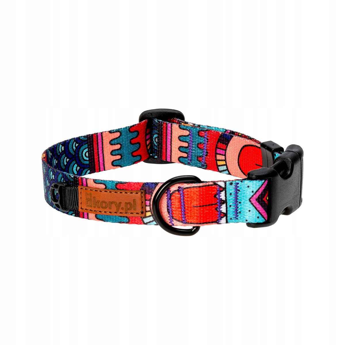SIMPLE adjustable collar for large hound L 25 mm Ukory COLORFUL Brand Ukory