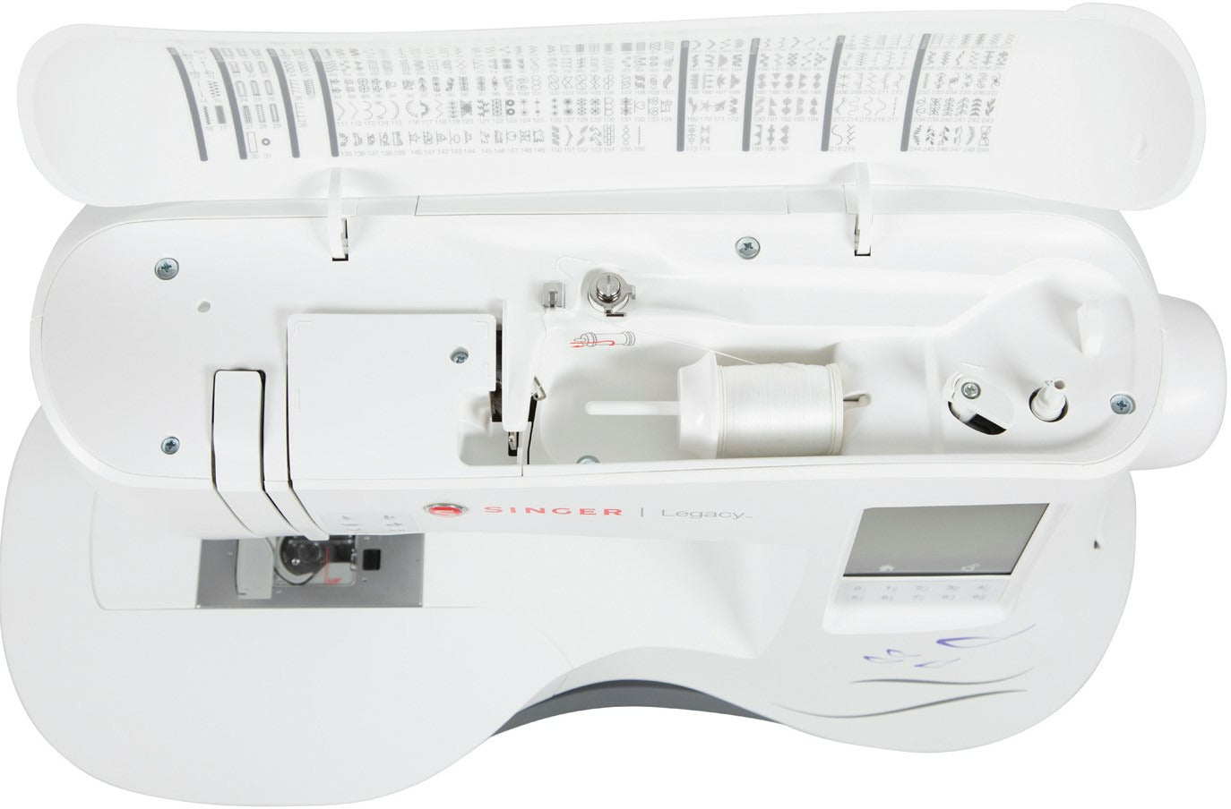 SINGER Legacy SE300 250 built-in stitch sewing and embroidery machine Batteries included no