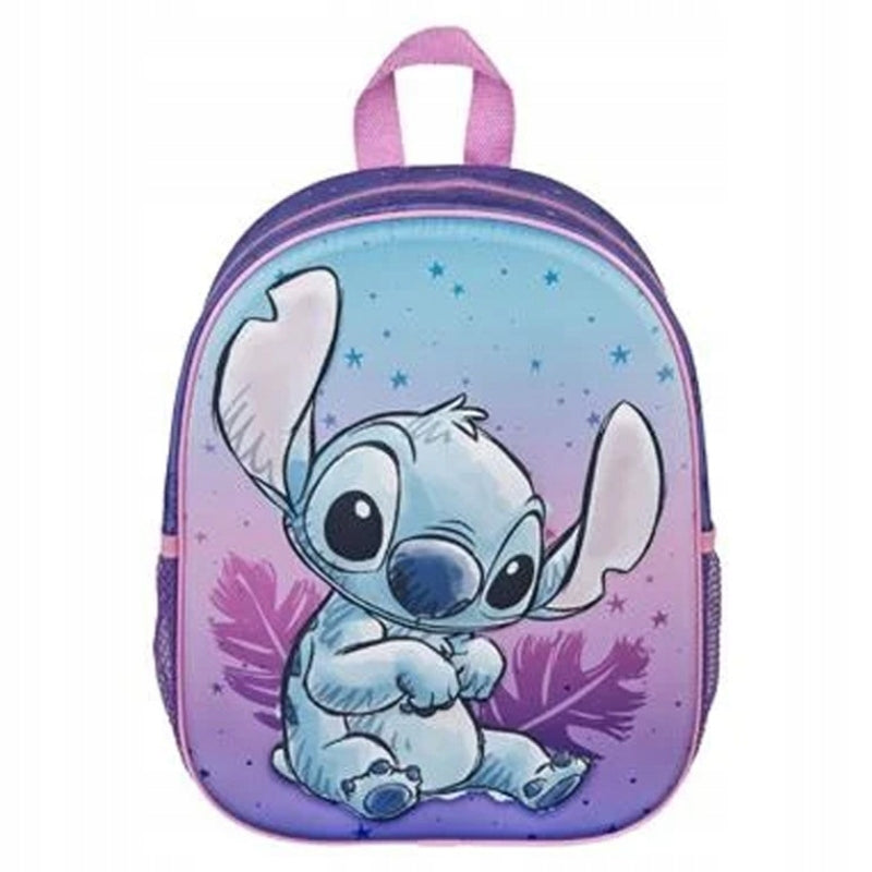 SINGLE COMPARTMENT PRESCHOOL BACKPACK FOR CHILDREN DISNEY STITCH 3D Packaging status original