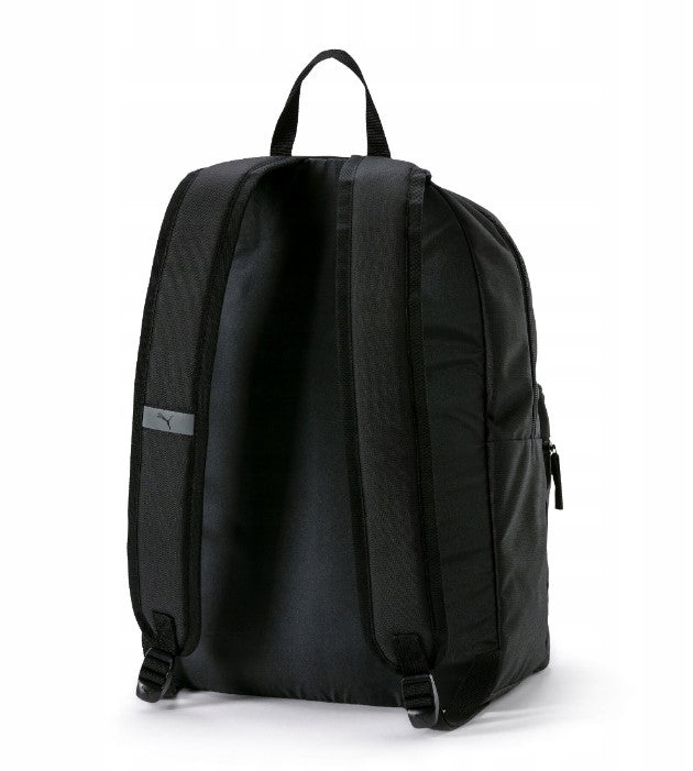 SINGLE COMPARTMENT SCHOOL BACKPACK PUMA BLACK WITH WHITE INSCRIPTION 22 L Packaging status original