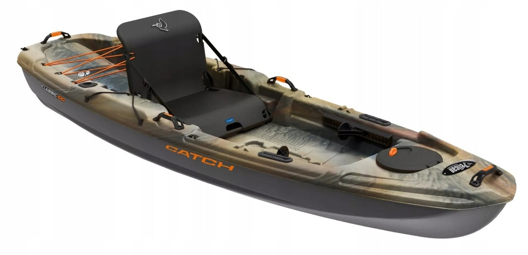 SINGLE FISHING KAYAK SIT ON TOP CATCH 100 CLASSIC PELICAN