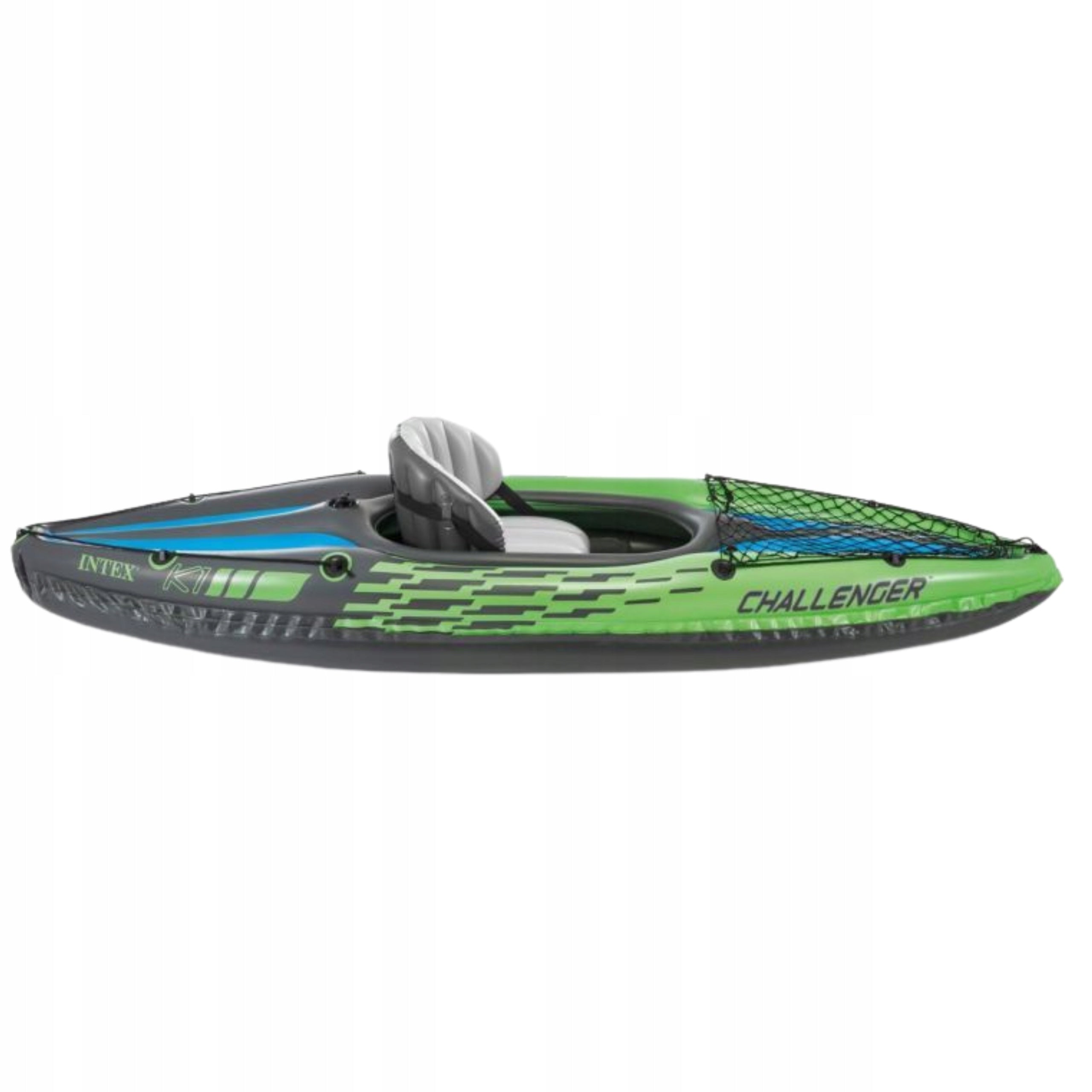 SINGLE INFLATABLE KAYAK Complete Stable Paddle Set Pump Bag Material pneumatic