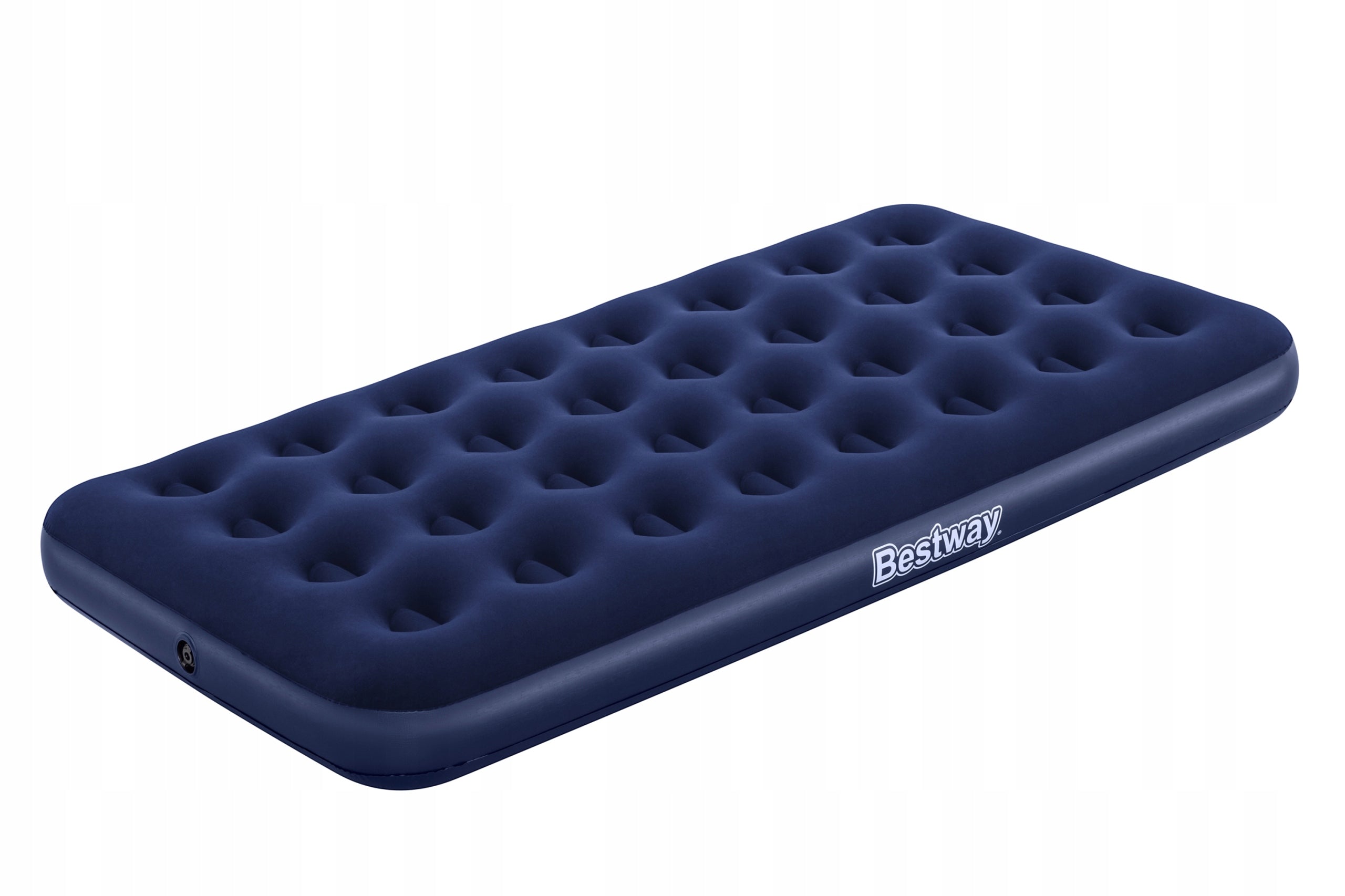 SINGLE INFLATABLE MATTRESS BESTWAY VELOUR BLUE 188 X 79 X 22 CM Manufacturer code 5908119855120