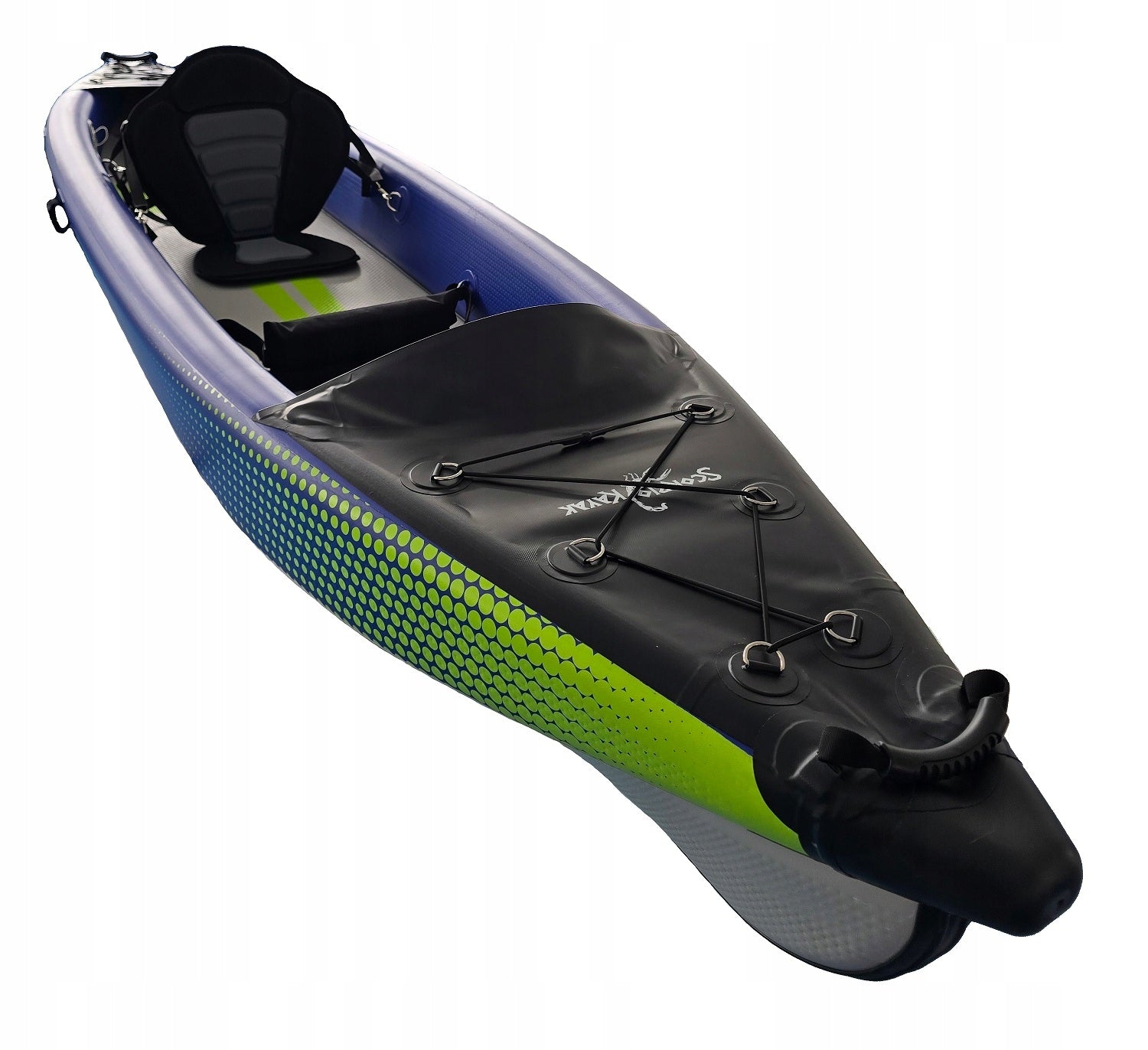 SINGLE KAYAK PUMPED DS 385 FULL DROPSTITCH SET ONE Material pneumatic