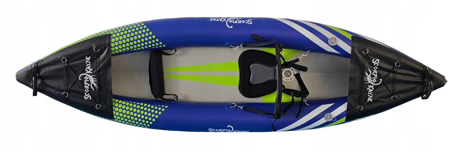 SINGLE KAYAK PUMPED TOURIST STABLE HYBRID AND SET ONE Brand Scorpio Kayak