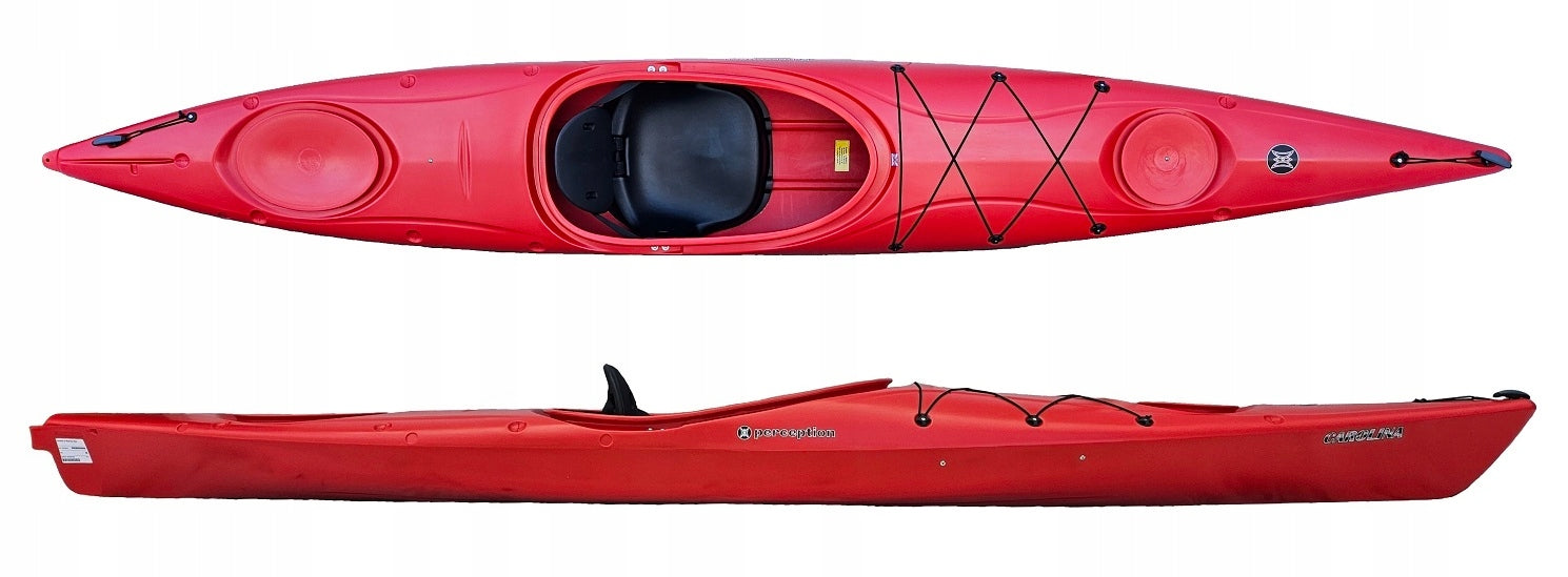 SINGLE KAYAK TOURIST STABLE CAROLINA 14 PERCEPTION MADE IN ENGLAND