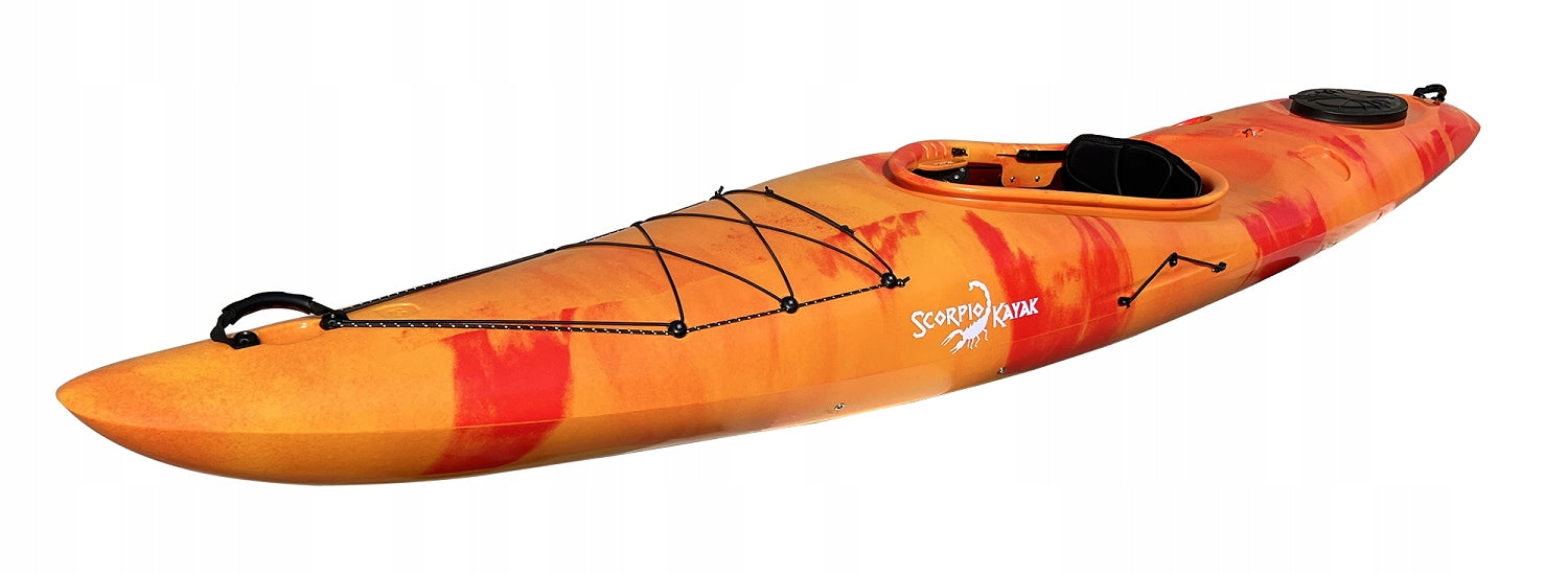 SINGLE-PERSON HIKING KAYAK HYBRID CROSSOVER LAKE RIVER SKEG Manufacturer code CROSSOVERREDYELLOW