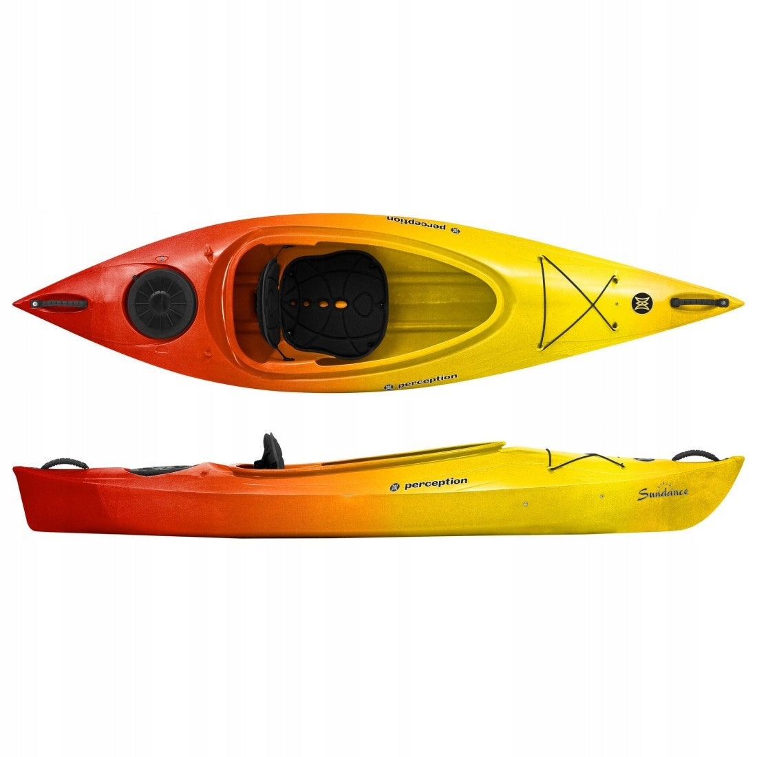 SINGLE-PERSON HIKING KAYAK SUNDANCE PERCEPTION COMFORTABLE STABLE